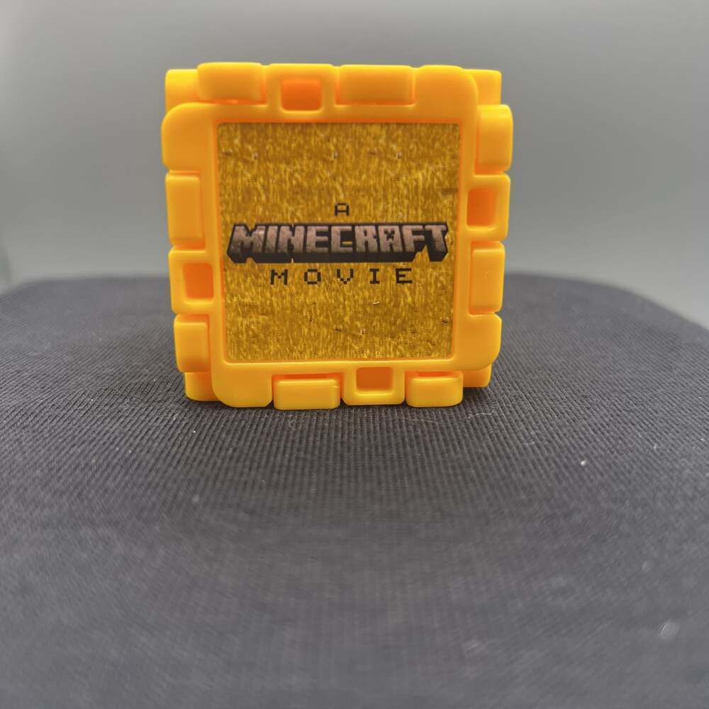 McDonald's Minecraft Movie Happy Meal Toy Gold Block & Dawn #3
